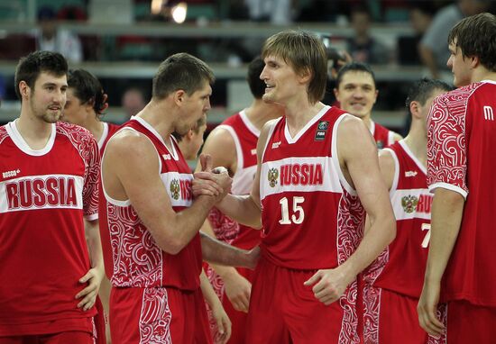 Basketball. 2012 Olympic Games Qualifying. Russia vs. Nigeria