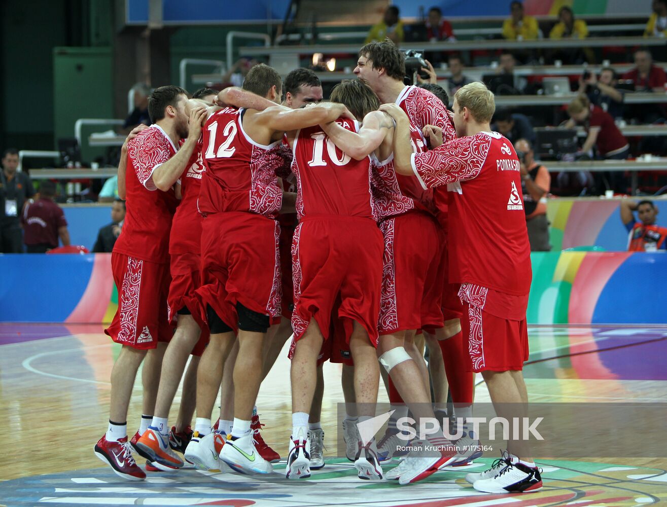 Basketball. 2012 Olympic Games Qualifying. Russia vs. Nigeria