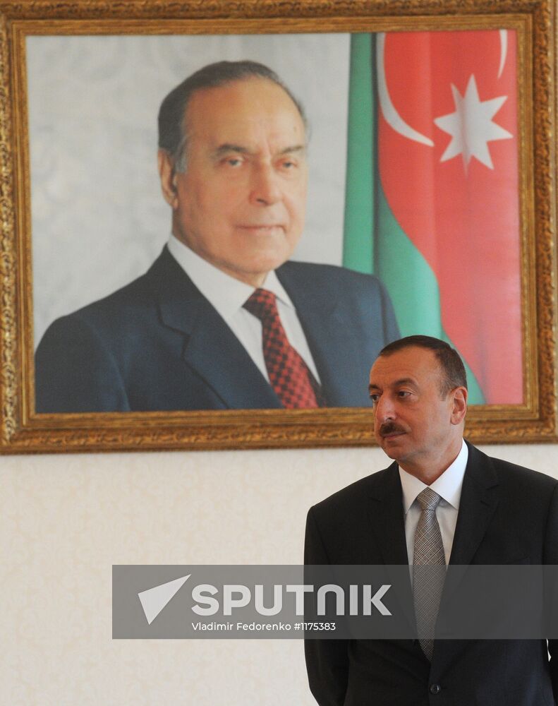 Russian State Duma Speaker Sergei Naryshkin visits Baku