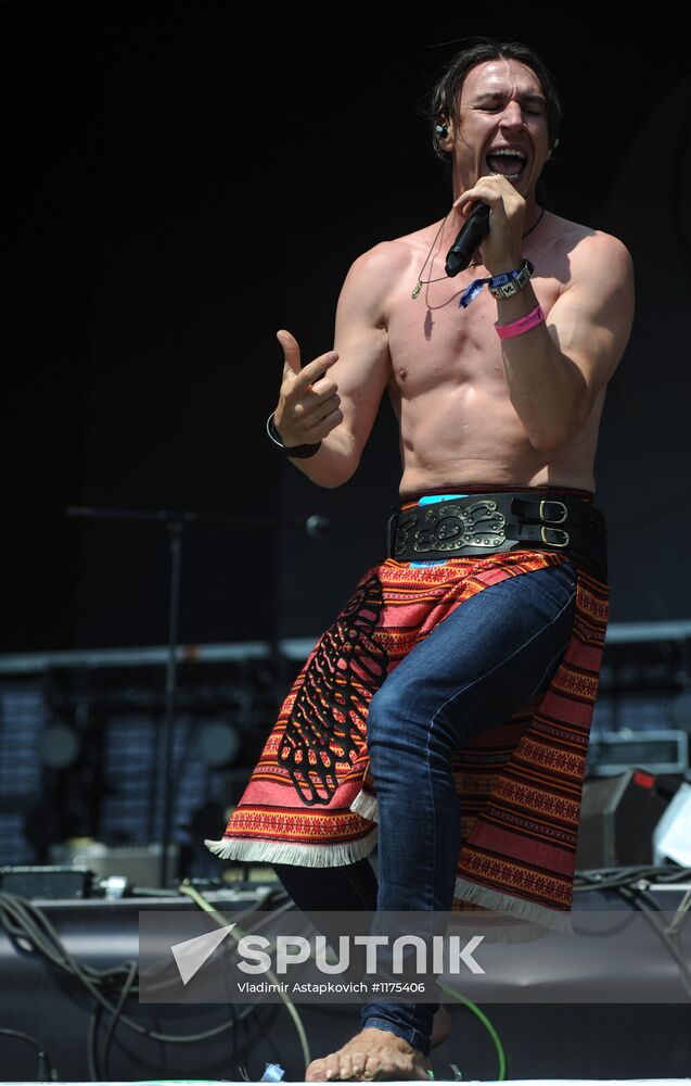 Nashestvie open air rock festival. Day 3