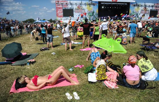 Nashestvie open air rock festival. Day 3