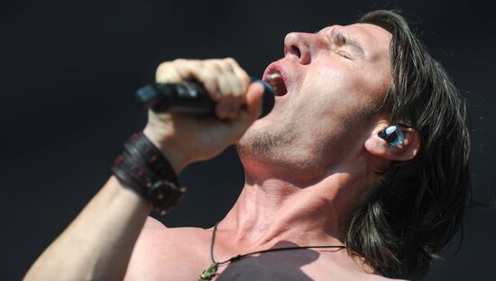 Nashestvie open air rock festival. Day 3