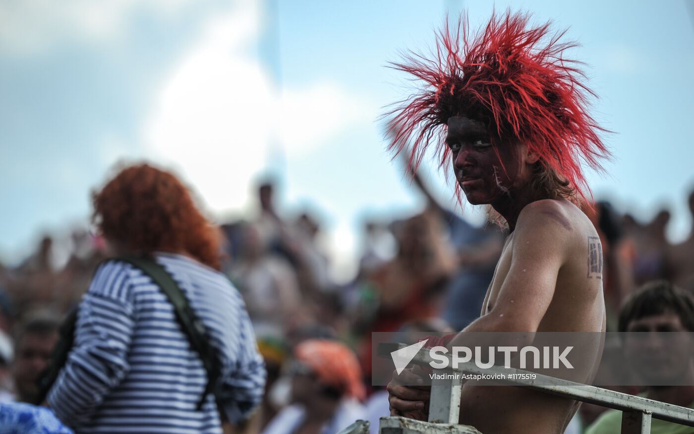 Nashestvie open air rock festival. Day 3