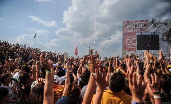 Nashestvie open air rock festival. Day 3