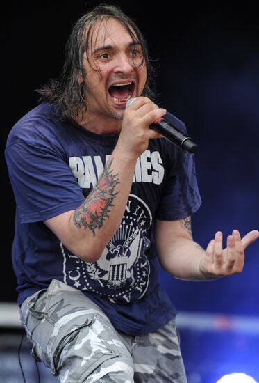 Nashestvie open air rock festival. Day 3