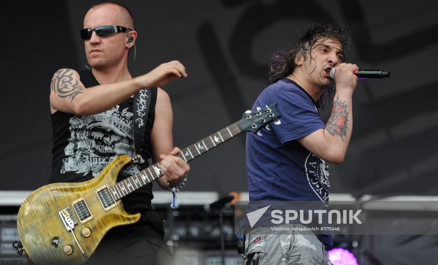Nashestvie open air rock festival. Day 3