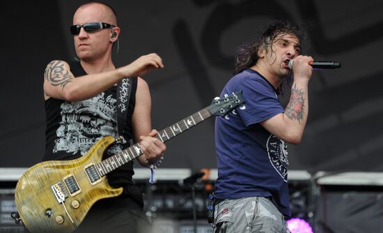 Nashestvie open air rock festival. Day 3