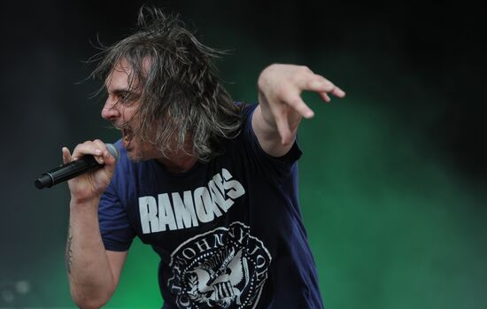 Nashestvie open air rock festival. Day 3