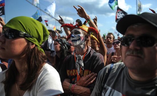 Nashestvie open air rock festival. Day 3