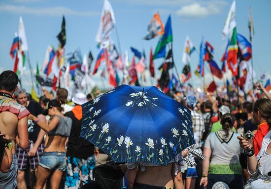 Nashestvie open air rock festival. Day 3