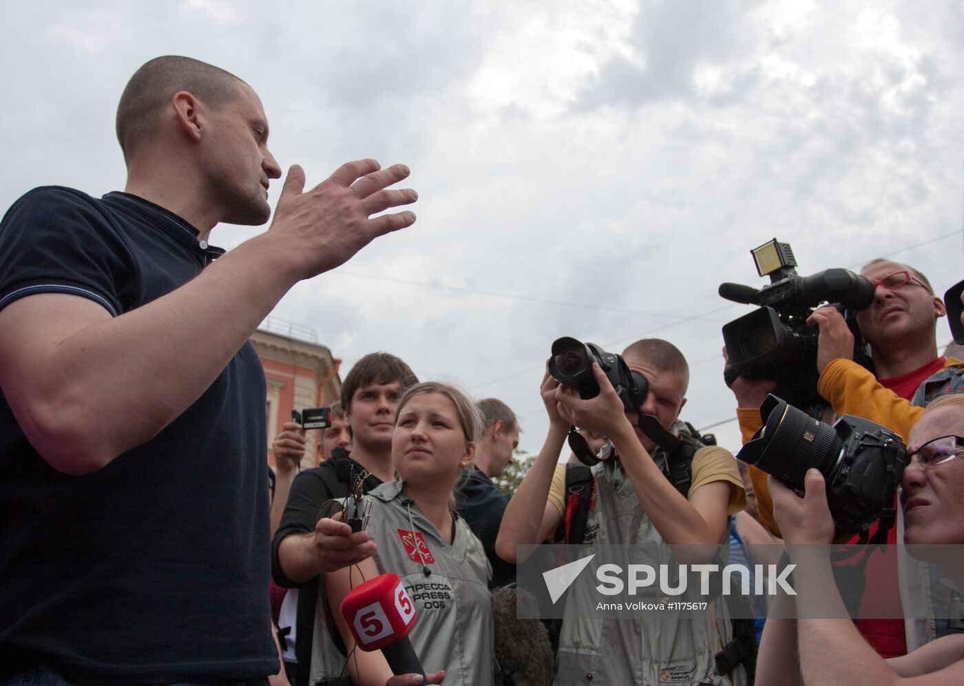 Sergei Udaltsov detained in St. Petersburg