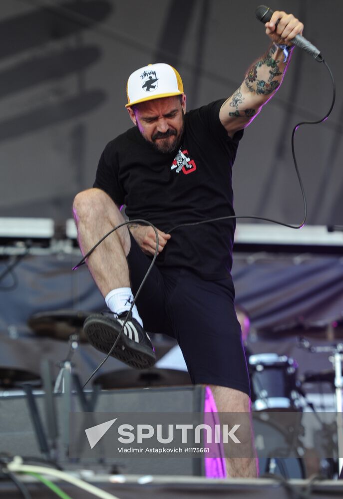 Nashestvie open air rock festival. Day 3