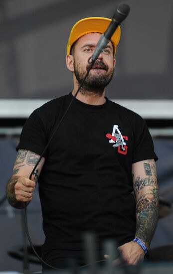 Nashestvie open air rock festival. Day 3