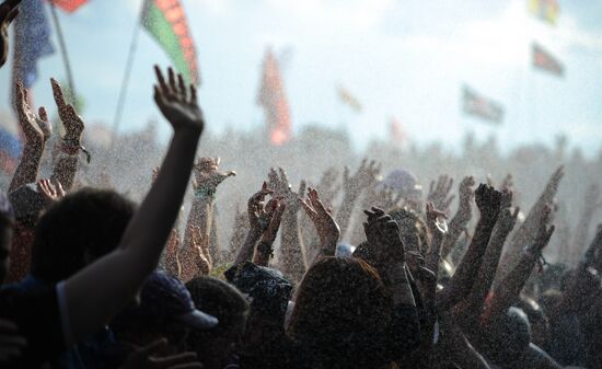 Nashestvie open air rock festival. Day 3