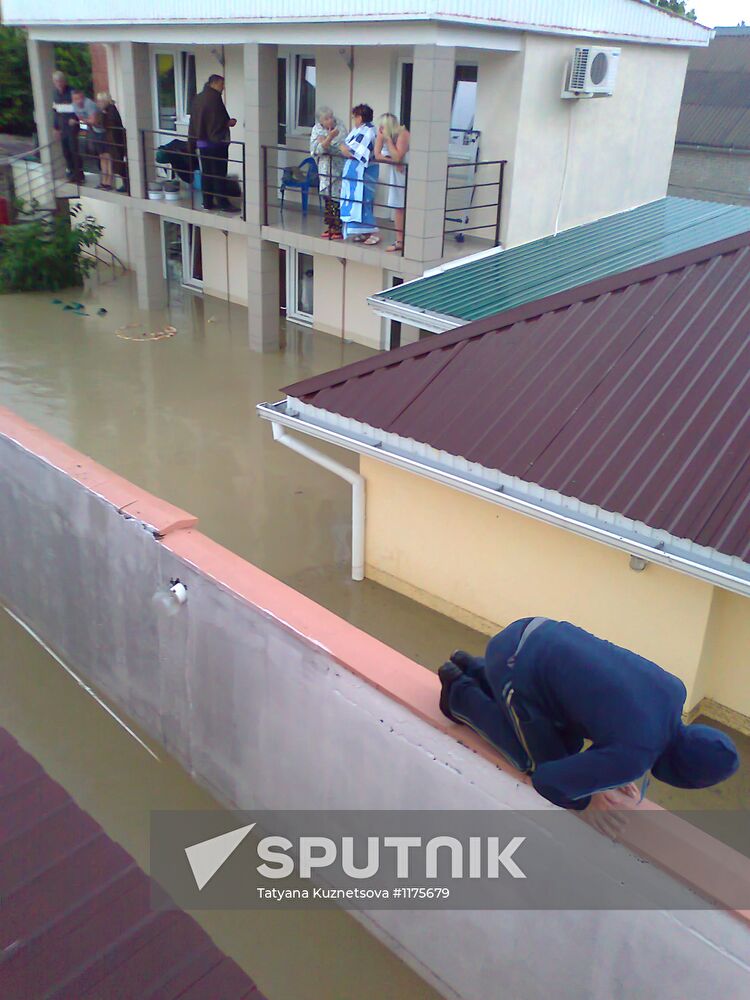 Russia's Krasnodar Region hit by disastrous floods