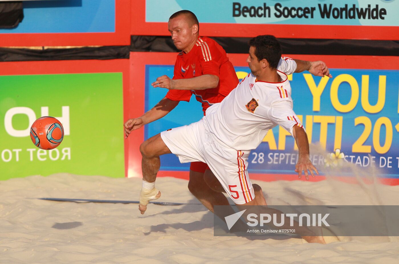 Beach Soccer World Cup Qualifier. Final match
