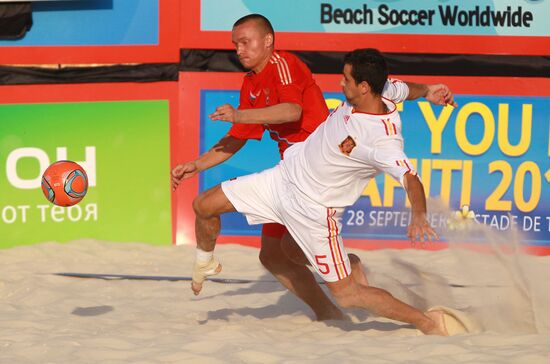 Beach Soccer World Cup Qualifier. Final match