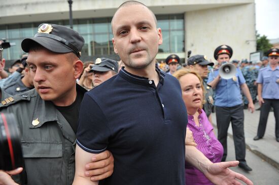 Sergei Udaltsov detained in St. Petersburg