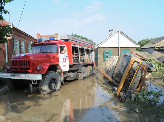 Russia's Krasnodar Region hit by disastrous floods