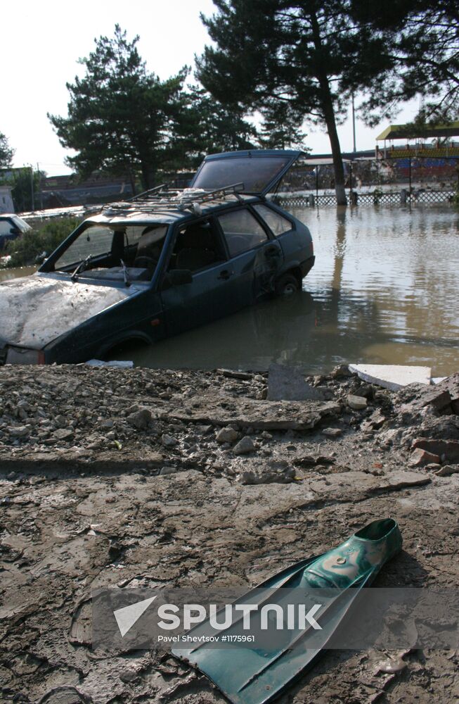 Flood aftermath in Krasnodar Territory