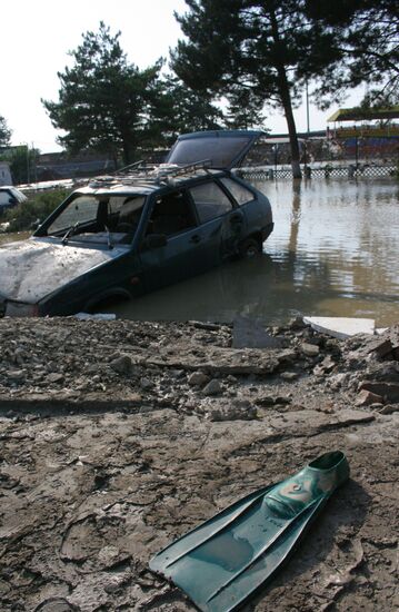 Flood aftermath in Krasnodar Territory