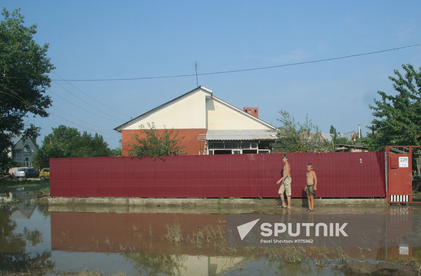 Flood aftermath in Krasnodar Territory