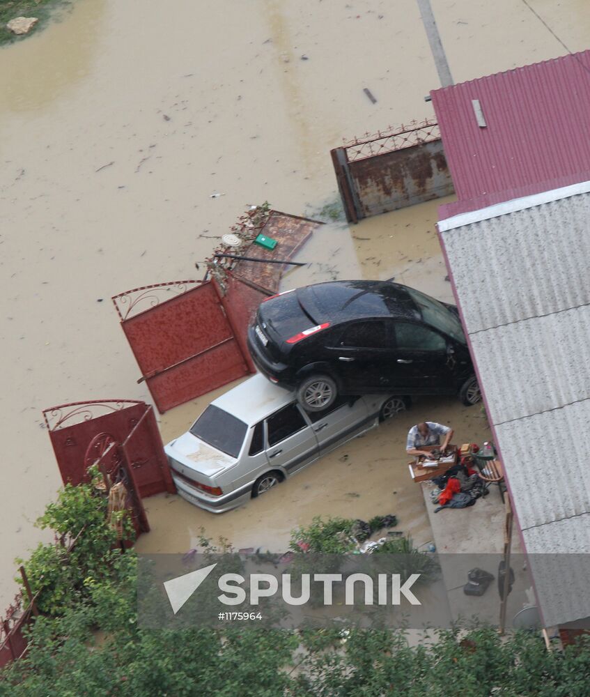 Flood aftermath in Krasnodar Territory