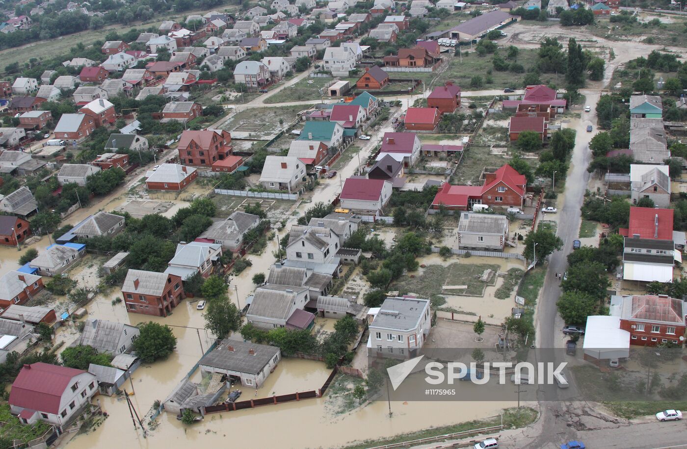Flood aftermath in Krasnodar Territory