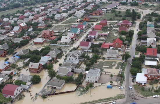 Flood aftermath in Krasnodar Territory