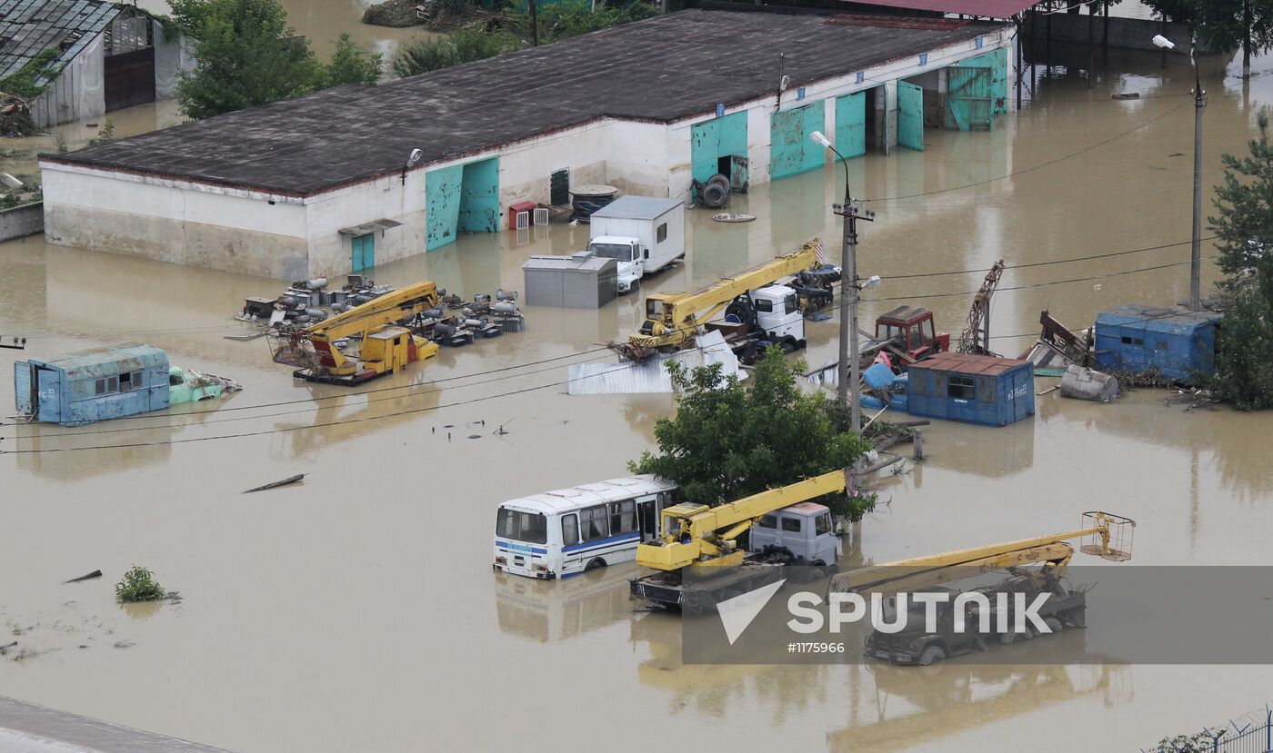Flood aftermath in Krasnodar Territory