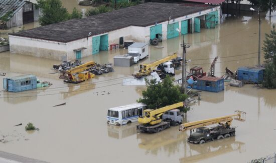 Flood aftermath in Krasnodar Territory
