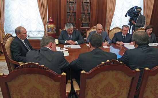V.Putin holds meeting in Kremlin on situation in Kuban