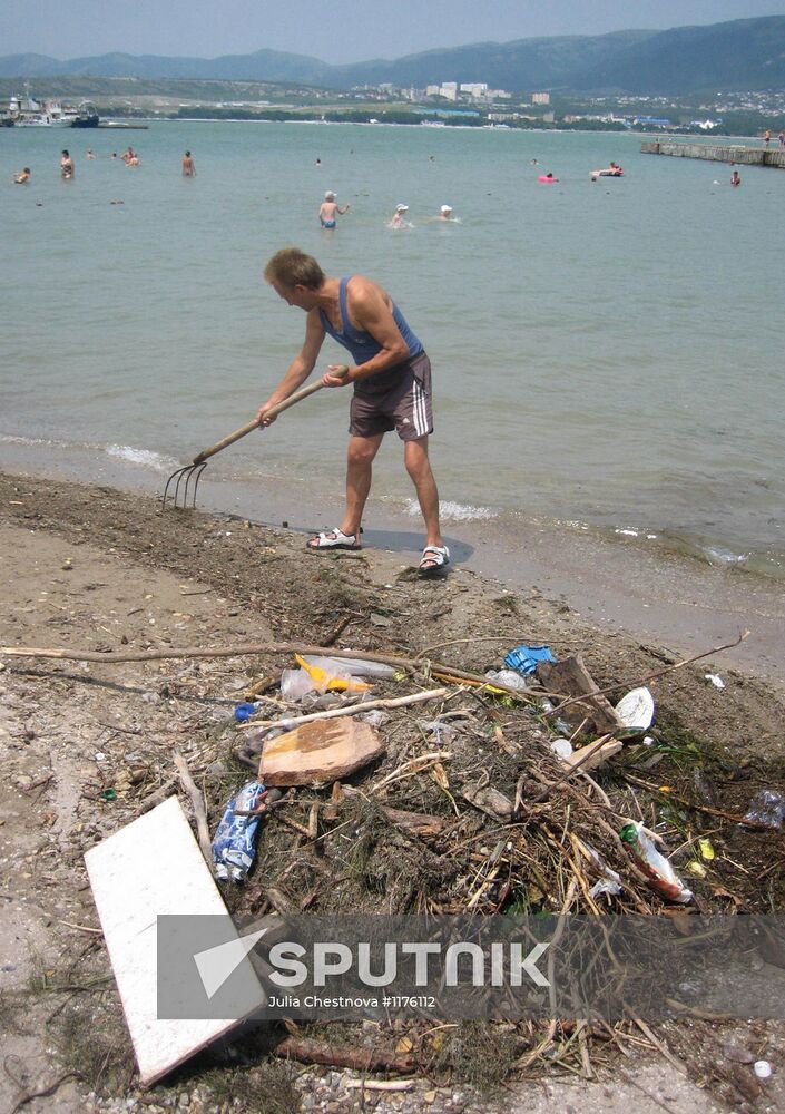 Flood aftermath in Gelendzhik