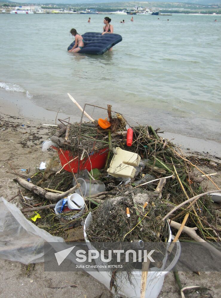 Flood aftermath in Gelendzhik