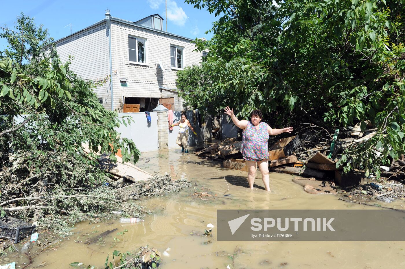Flood aftermath in Krasnodar Region