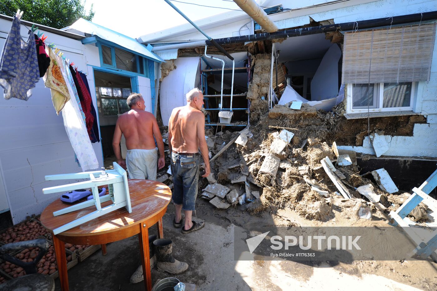 Flood aftermath in Krasnodar Region