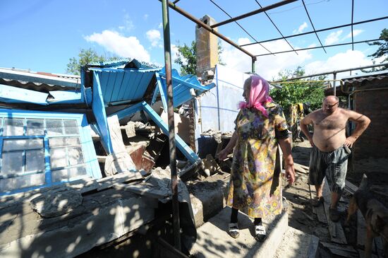 Flood aftermath in Krasnodar Region