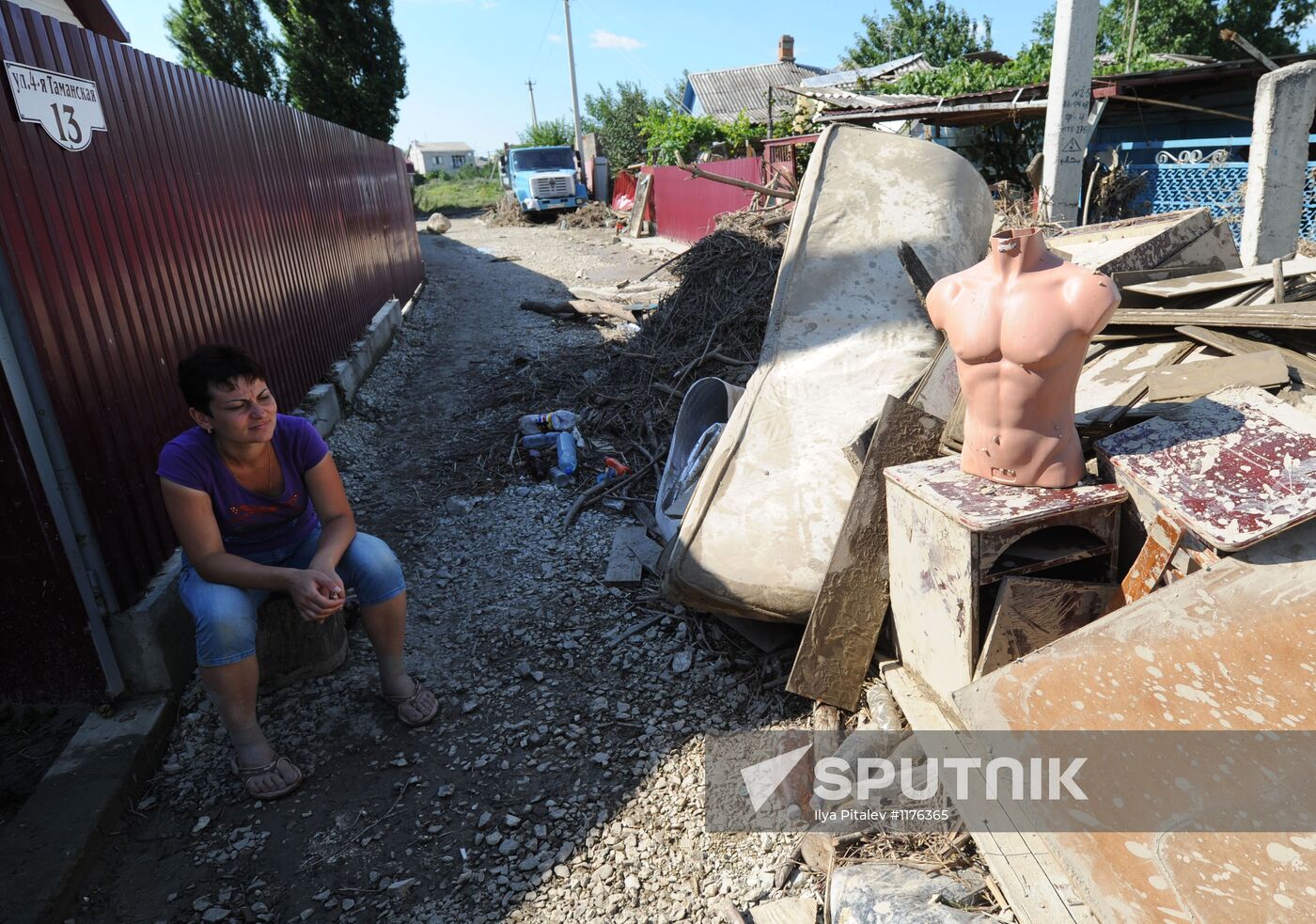 Flood aftermath in Krasnodar Region
