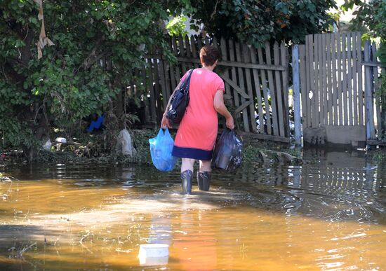 Flood aftermath in Krasnodar Region
