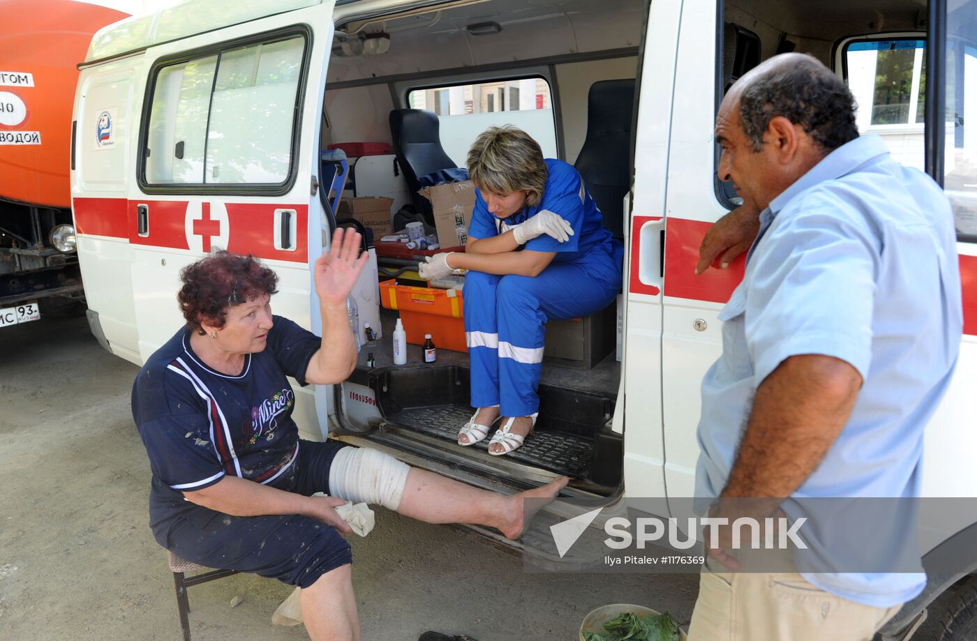 Flood aftermath in Krasnodar Region