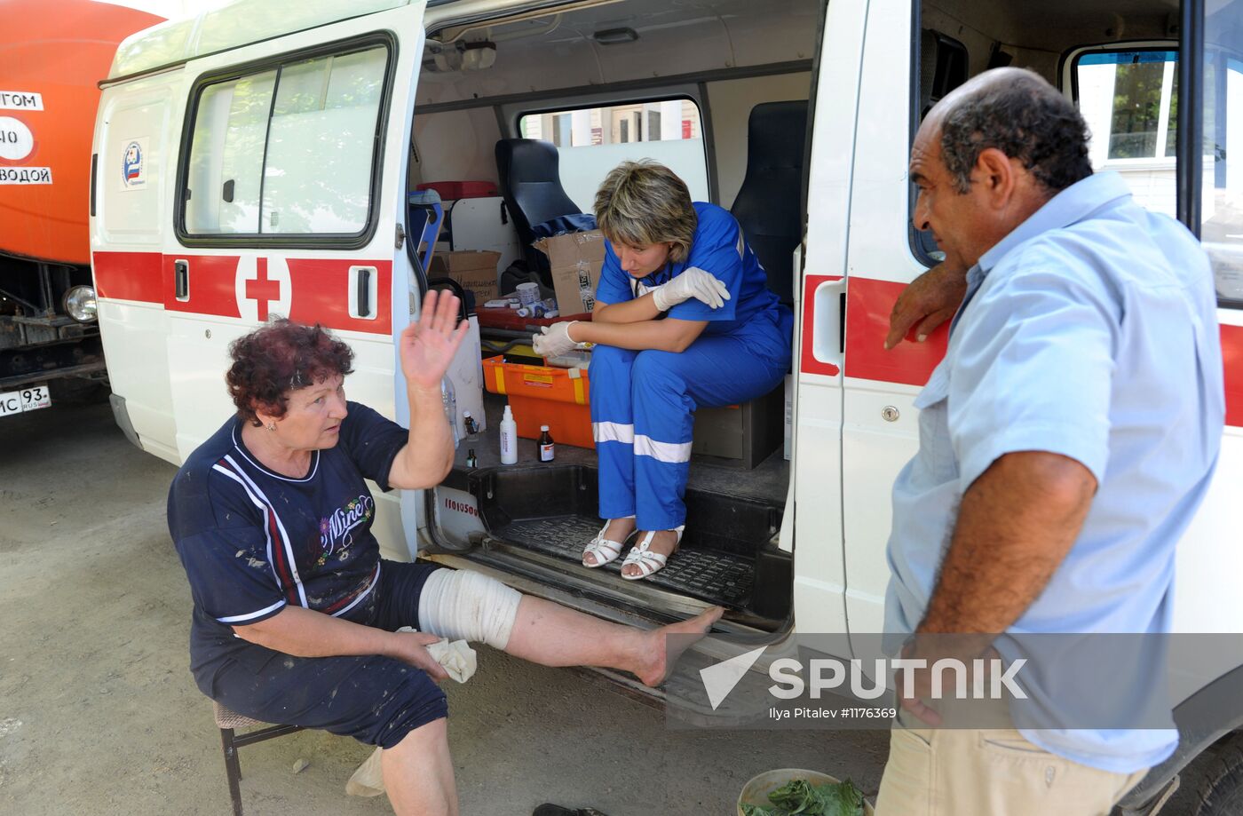 Flood aftermath in Krasnodar Region