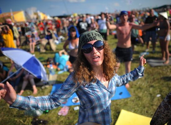 Nashestvie open air rock festival. Day 3