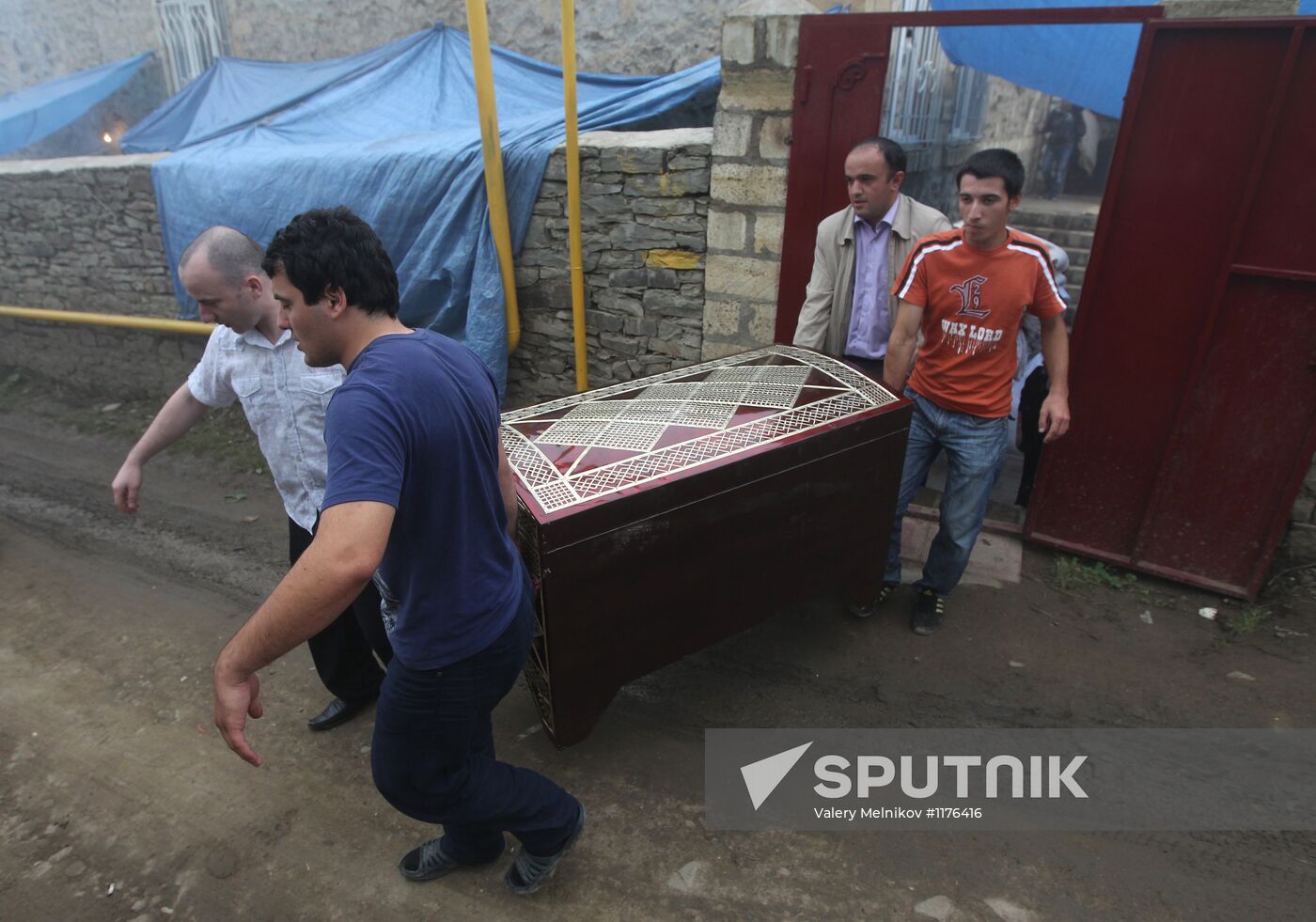 Wedding ceremony in Kubachi village, Dagestan