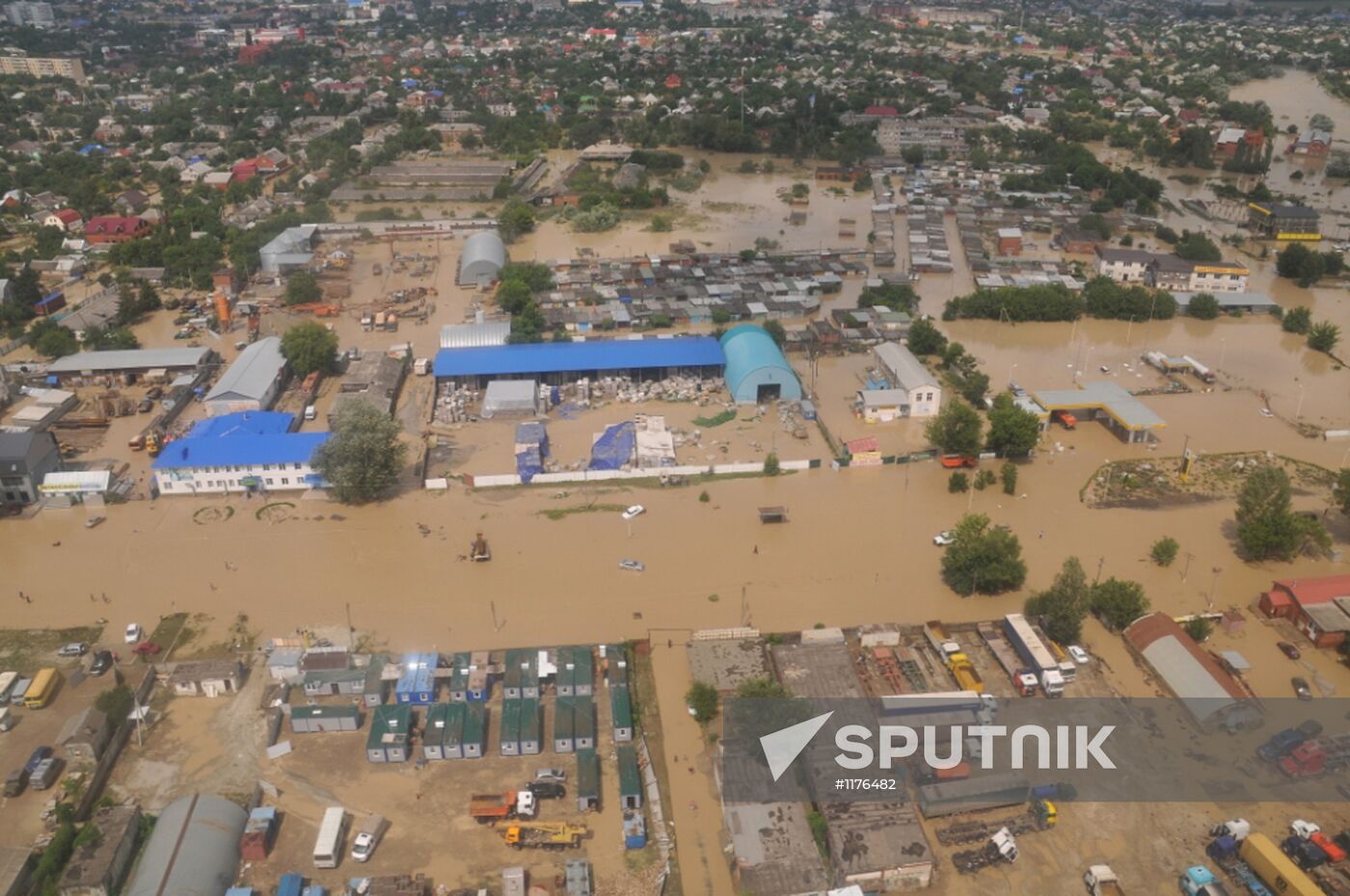 Flood aftermath in Krasnodar Region