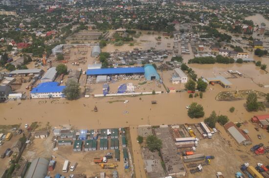 Flood aftermath in Krasnodar Region