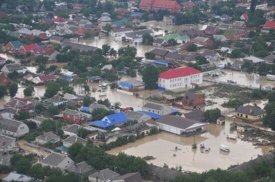 Flood aftermath in Krasnodar Region