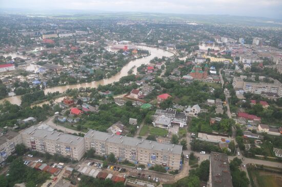 Flood aftermath in Krasnodar Region