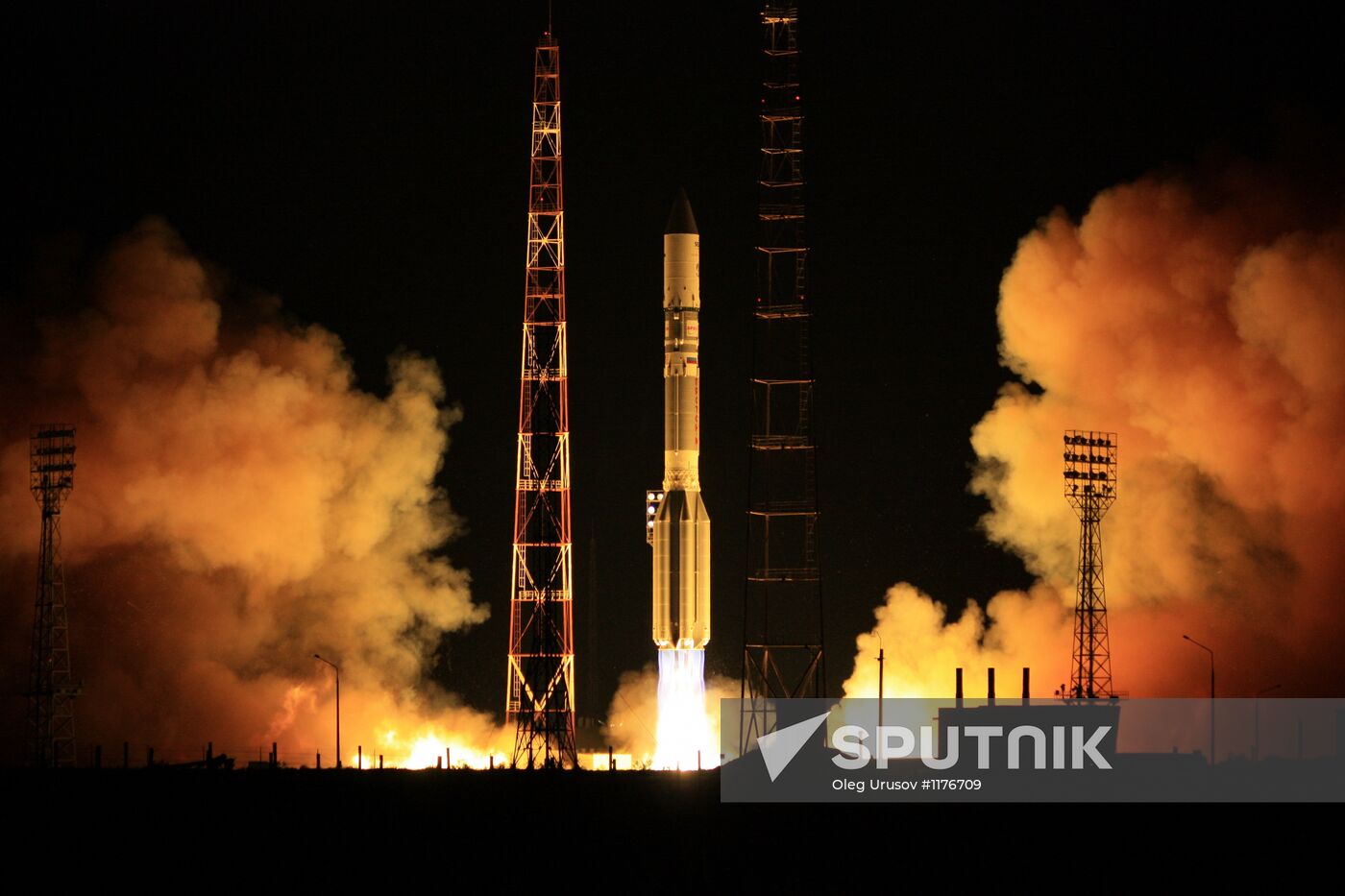 Proton-M missile with Sirius 5 space satellite launched