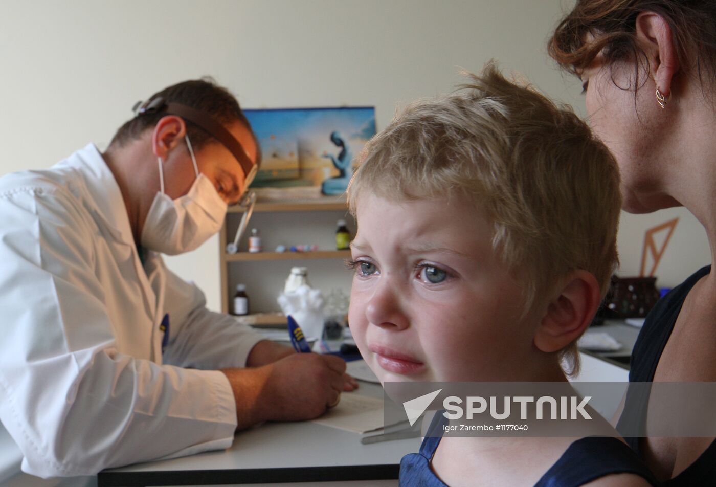 Work of children's clinic in Kaliningrad