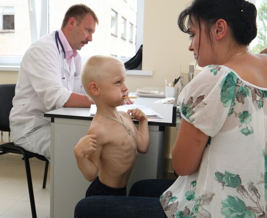 Work of children's clinic in Kaliningrad